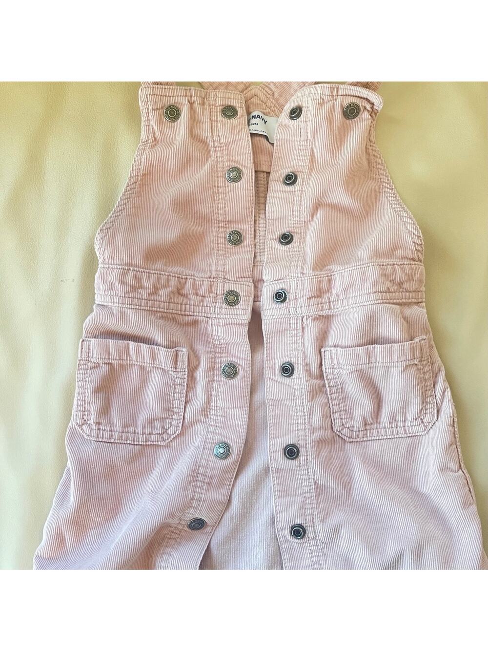 Old Navy Girl’s Blush Pink Corduroy Jumper Dress Size XS (5)